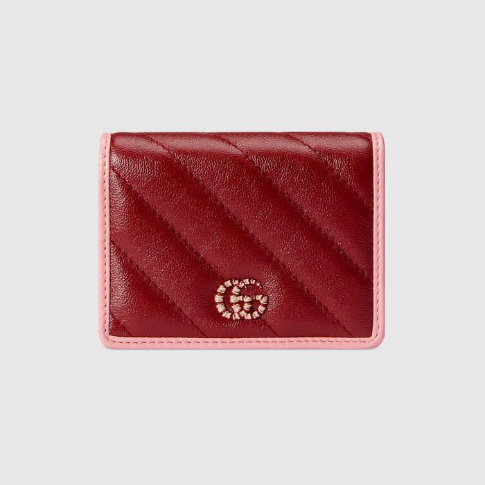 유럽직배송 구찌 GUCCI Gucci GG Marmont card case wallet 5738111X5EG6476