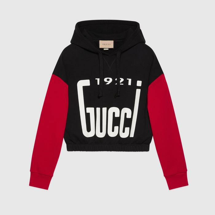 유럽직배송 구찌 스웻셔츠 GUCCI &#039;1921 Gucci&#039; cotton sweatshirt 671507XJDRT1082