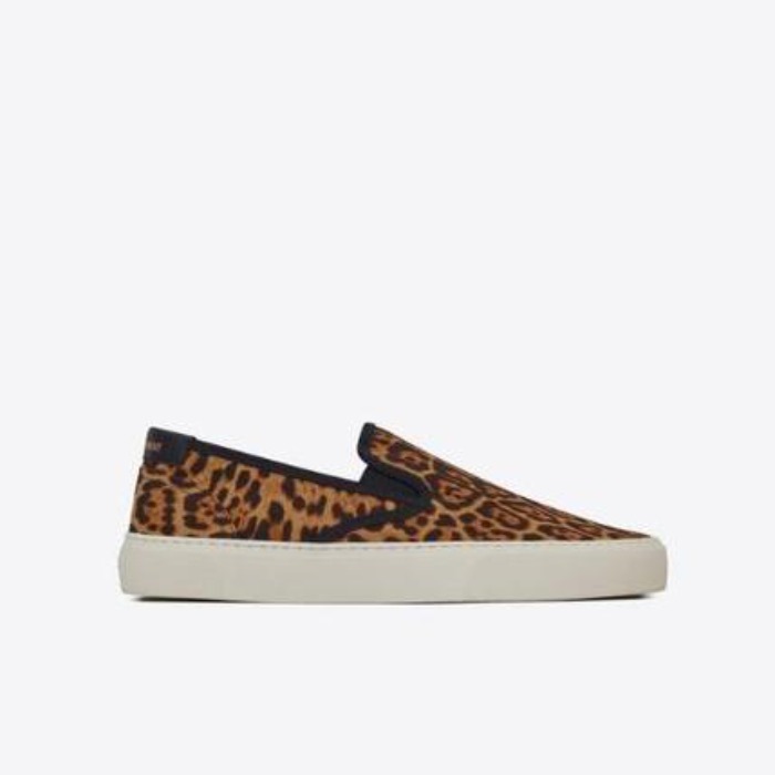 유럽직배송 입생로랑 SAINT LAURENT venice slip-on sneakers in leopard-print canvas 5857422RR202038