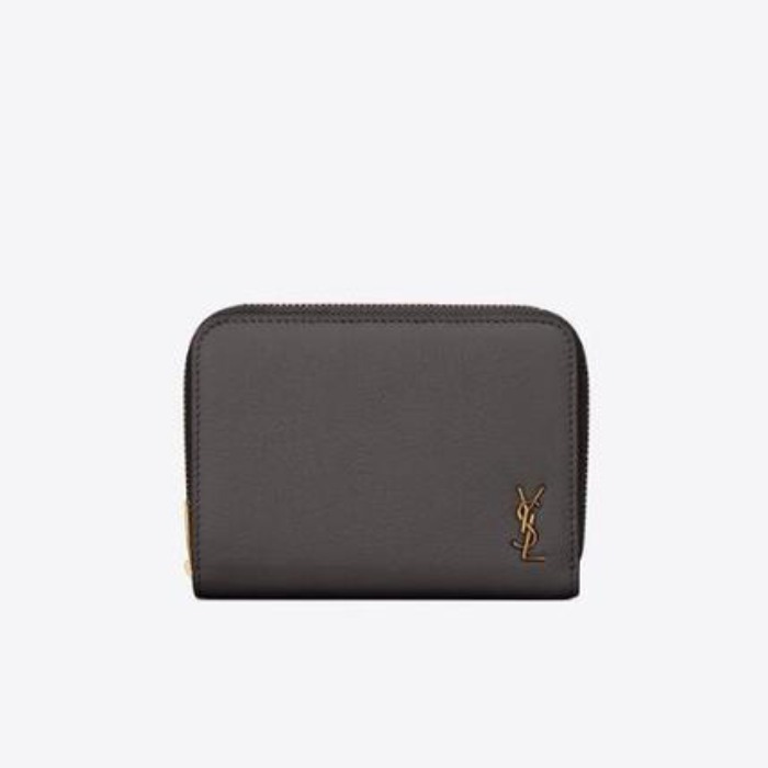 유럽직배송 입생로랑 SAINT LAURENT tiny monogram compact zip wallet in grained leather 63526315B0W1112
