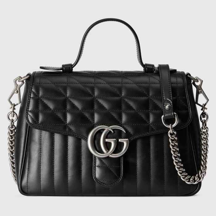 유럽직배송 구찌 GUCCI Gucci GG Marmont small top handle bag 498110UM8AN1000