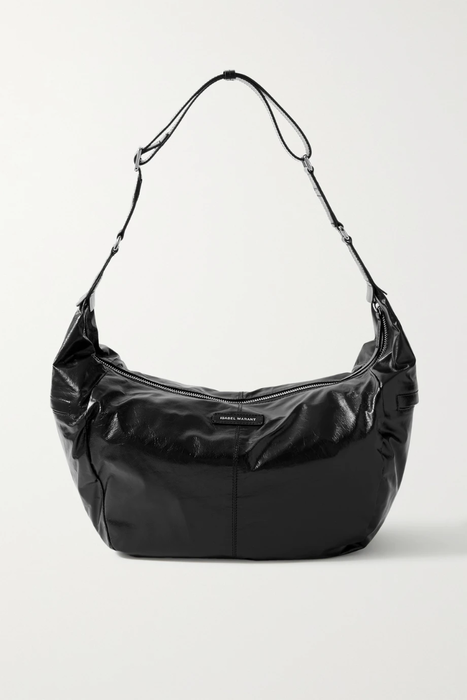 유럽직배송 이자벨마랑 ISABEL MARANT Neway crinkled glossed-leather shoulder bag 15546005222065288