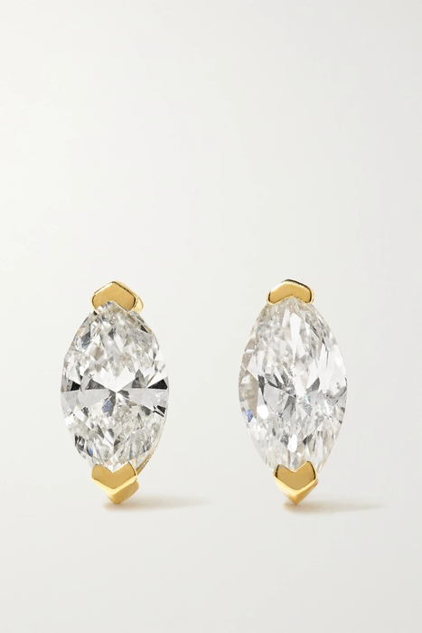 유럽직배송 SHAY 18-karat gold diamond earrings 10163292707788705