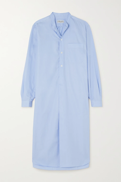 유럽직배송 샤르베 CHARVET Elysee oversized cotton-poplin nightdress 25185454456738655