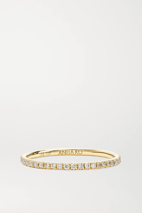 유럽직배송 ANITA KO Eternity 18-karat rose gold diamond ring 17957409493593550