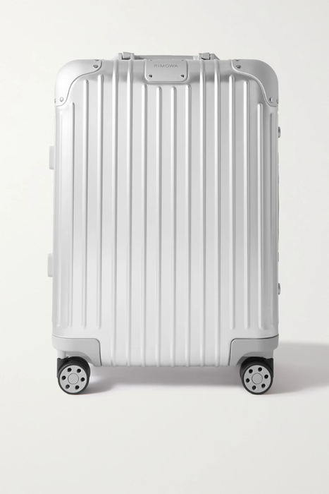 유럽직배송 리모와 RIMOWA Original Cabin 55cm camouflage-print aluminum suitcase 20346390236288578