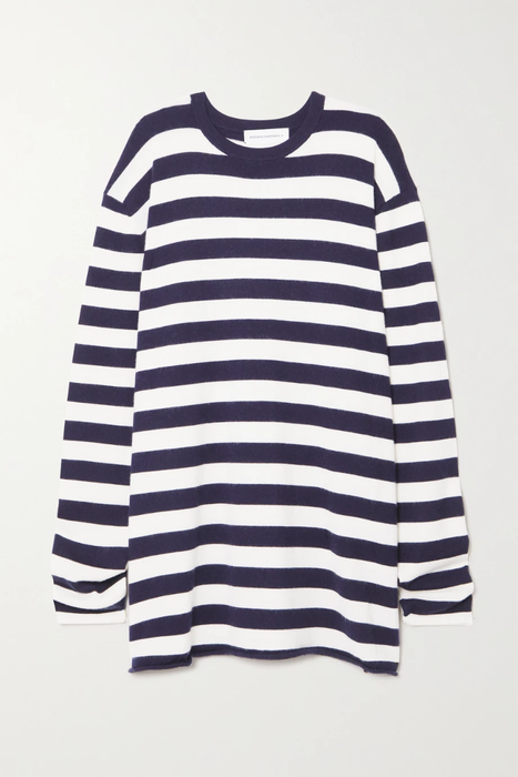 유럽직배송 EXTREME CASHMERE N°136 Hein striped cashmere-blend sweater 11452292646162995