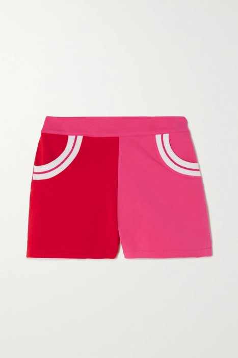 유럽직배송 솔리드앤스트라이프 SOLID &amp; STRIPED Sophie color-block cotton-blend jersey shorts 25185454455626604