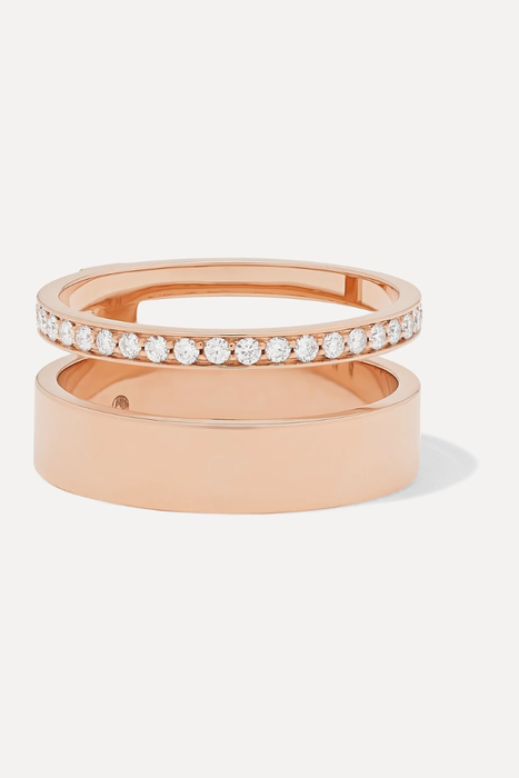 유럽직배송 레포시 반지 REPOSSI Berbère Module 18-karat rose gold diamond ring 17957409490541721