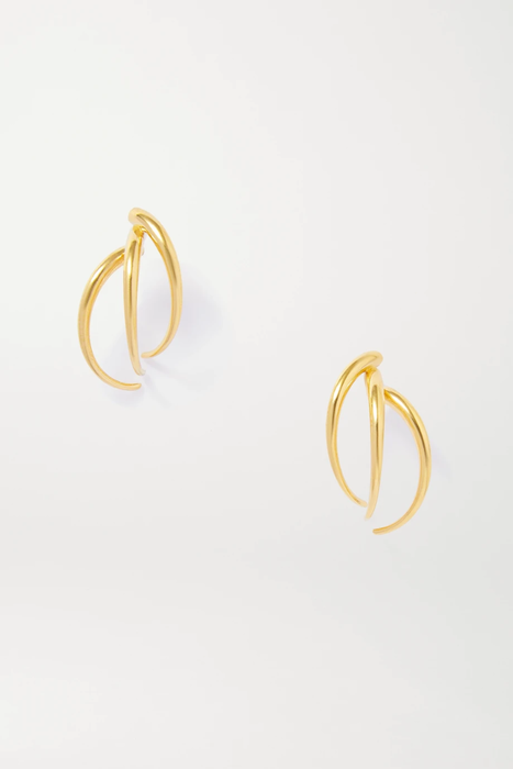 유럽직배송 SARAH &amp; SEBASTIAN Stinger gold vermeil earrings 16301891330135103