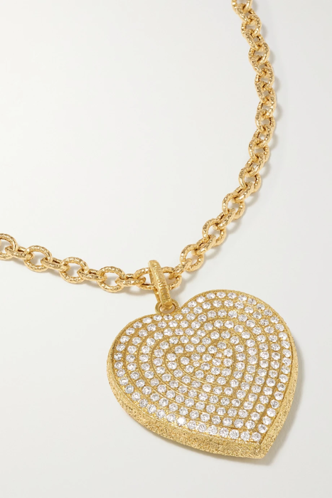 유럽직배송 캐롤리나부치 목걸이 CAROLINA BUCCI Cuore Florentine 18-karat gold diamond necklace 22250442026096334