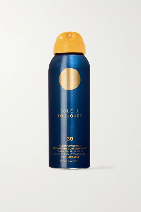 유럽직배송 SOLEIL TOUJOURS Clean Conscious Antioxidant Sunscreen Mist SPF 30, 177ml 23841192565801068