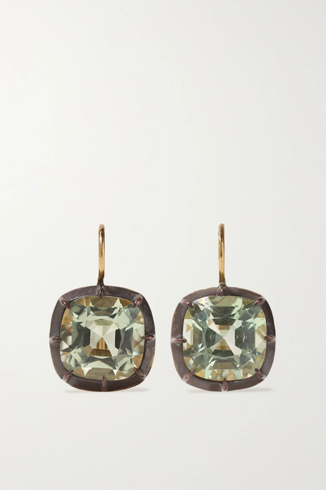 유럽직배송 프레드레이튼 귀걸이 FRED LEIGHTON Collection silver-topped 18-karat gold quartz earrings 17266703523796518