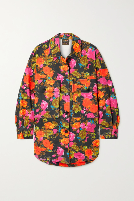 유럽직배송 리차드퀸 RICHARD QUINN Oversized floral-print denim jacket 20346390236163617
