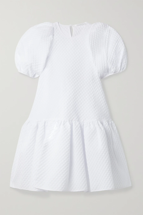 유럽직배송 세실리에반센 미니원피스 CECILIE BAHNSEN Edition Alexa oversized tiered cotton-blend cloqué mini dress 24062987016772016