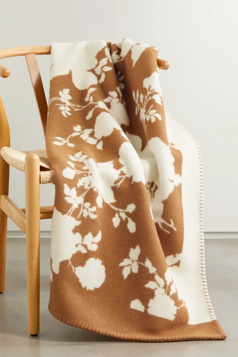 유럽직배송 에르뎀 ERDEM Floral-print merino wool and cashmere-blend blanket 13452677152183525