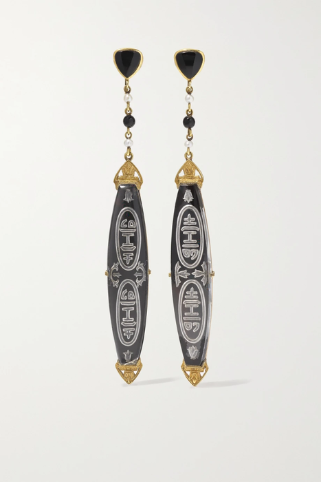 유럽직배송 프레드레이튼 클립 귀걸이 FRED LEIGHTON 1920s 14-karat gold multi-stone clip earrings 11452292646759630
