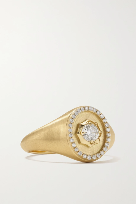 유럽직배송 제이드트라우 반지 JADE TRAU Sophisticate 18-karat gold diamond ring 24772899113066967