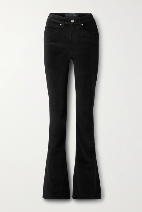 유럽직배송 베로니카비어드 VERONICA BEARD Beverly cotton-blend velvet flared pants 13452677153287592