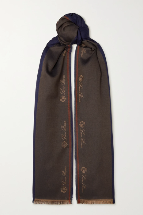 유럽직배송 로로피아나 스카프 LORO PIANA Cashmere and silk-blend scarf 20346390236417912