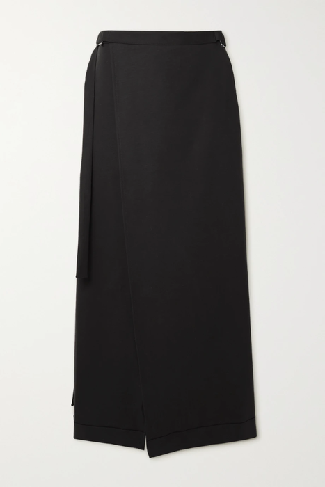 유럽직배송 크리스토퍼에스버 스커트 CHRISTOPHER ESBER Wrap-effect cotton-blend maxi skirt 27086482323830371