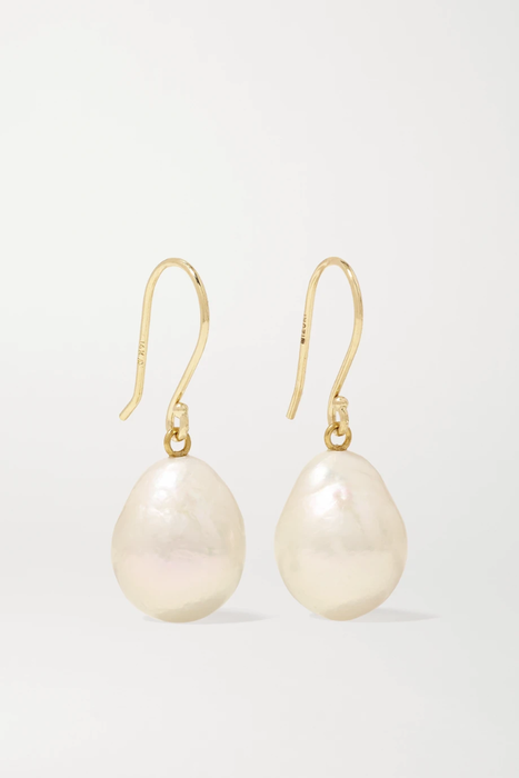 유럽직배송 미즈키 귀걸이 MIZUKI 14-karat gold pearl earrings 19971654706970671