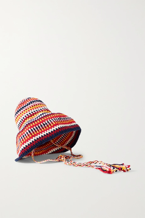 유럽직배송 알라누이 ALANUI Beach Break striped crocheted cotton hat 32027475399355257