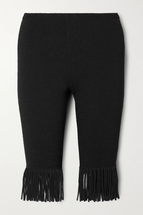 유럽직배송 프로엔자슐러 PROENZA SCHOULER Fringed stretch-knit shorts 36093695688915872
