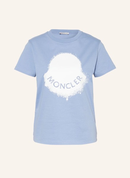 유럽 및 독일 직배송 몽클레어 티셔츠 MONCLER T-shirt with embroidery LIGHT BLUE 1284020