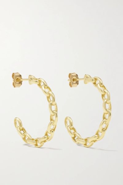 유럽직배송 제니퍼메이어 귀걸이 JENNIFER MEYER Small Edith 18-karat gold hoop earrings 36856120585611404