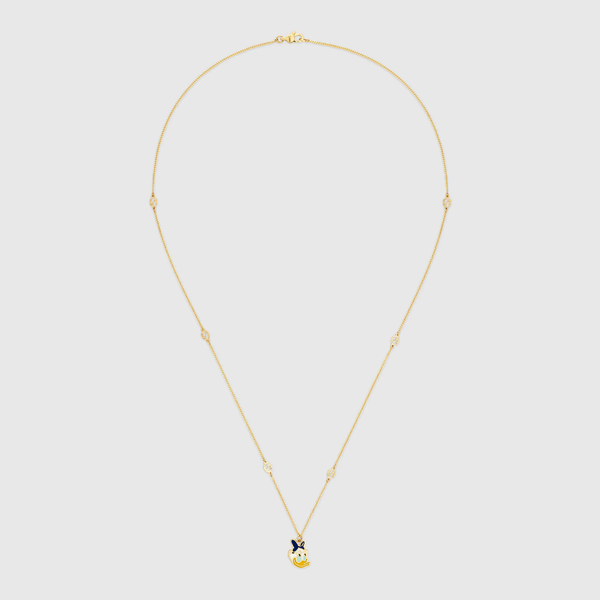 유럽직배송 구찌 목걸이 GUCCI  x Disney Daisy Duck necklace 672500J85G07032