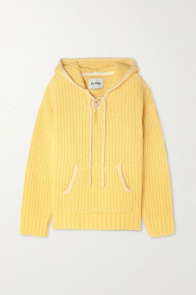 유럽직배송 리던 스웨터 RE/DONE 90s Baja hooded organic cotton-blend sweater 36856120585352120