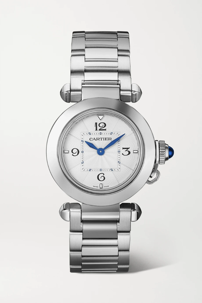 유럽직배송 까르띠에 CARTIER Pasha de Cartier 30mm stainless steel watch 18706561955405049
