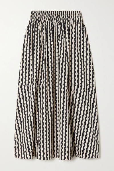 유럽직배송 바이말렌비거 스커트 BY MALENE BIRGER Tarrana striped organic cotton-poplin midi skirt 33258524072850131