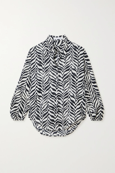 유럽직배송 페이스풀더브랜드 셔츠 FAITHFULL THE BRAND Rylen zebra-print cotton-voile shirt 36856120584999559