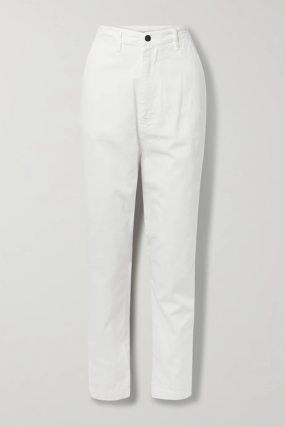 유럽직배송 베이식 팬츠 BASSIKE Super Lo cotton tapered pants 33258524072785526