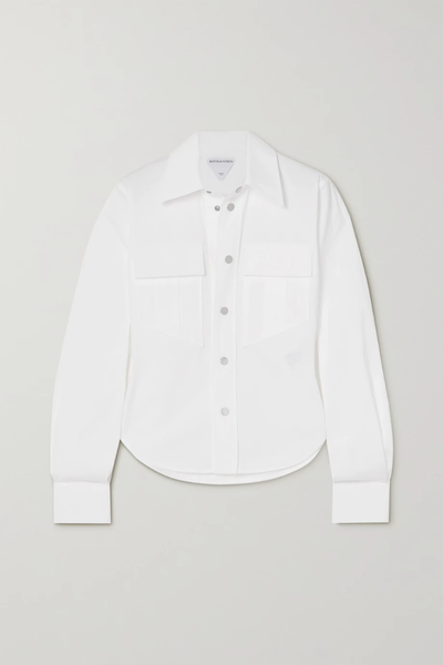 유럽직배송 보테가베네타 셔츠 BOTTEGA VENETA Stretch-cotton poplin shirt 36594538430072816