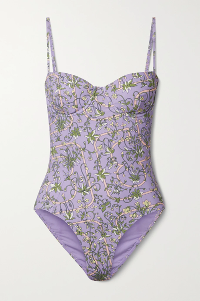 유럽직배송 토리버치 TORY BURCH Floral-print underwired swimsuit 36856120584984704