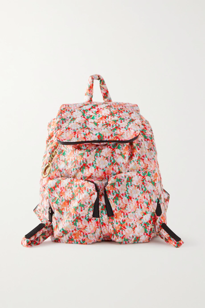 유럽직배송 씨바이 끌로에 백팩 SEE BY CHLOÉ Joy Rider floral-print shell backpack 32027475400195859
