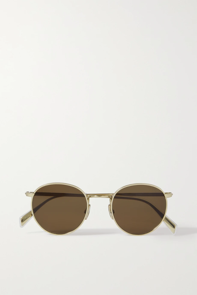 유럽직배송 셀린느 선글라스 CELINE EYEWEAR Round-frame gold-tone sunglasses 38063312420817859