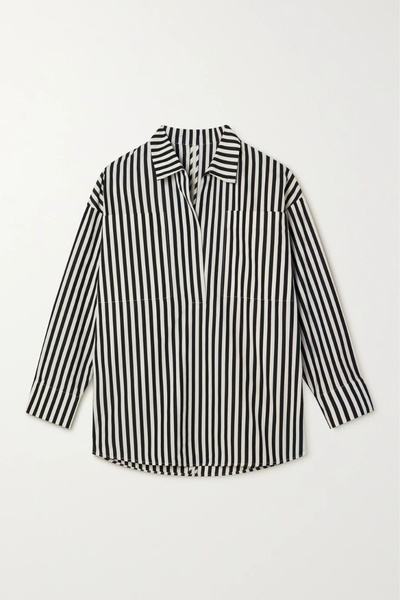 유럽직배송 TOVE James striped organic cotton-poplin shirt 33258524072717303