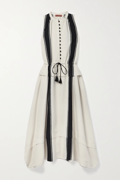 유럽직배송 알투자라 원피스 ALTUZARRA Penelope tiered embroidered striped twill dress 25185454455957173