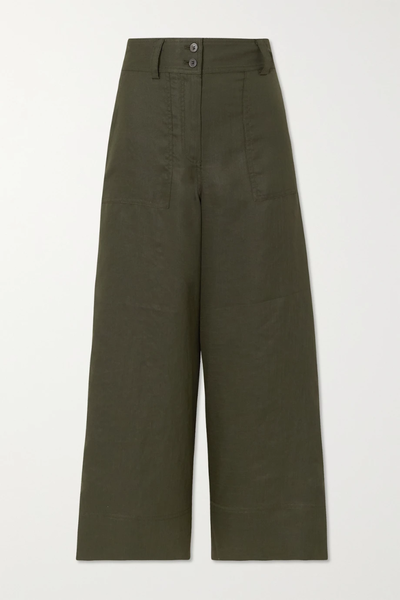유럽직배송 세핀 팬츠 CEFINN Tate cropped woven wide-leg pants 38063312420547713