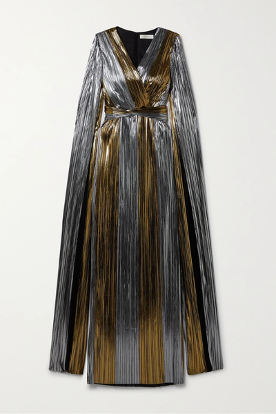 유럽직배송 SEMSEM Cape-effect plissé-lamé gown 38063312419920641