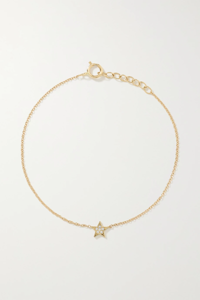 유럽직배송 ANDREA FOHRMAN Mini Star 14-karat gold diamond bracelet 38063312419617968