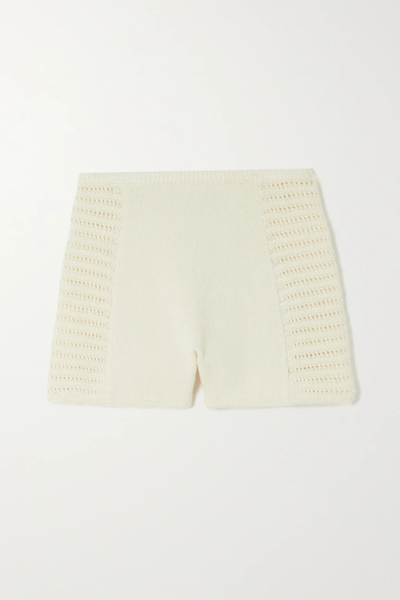 유럽직배송 르카샤 LE KASHA Kabir crocheted organic linen shorts 38063312420424886