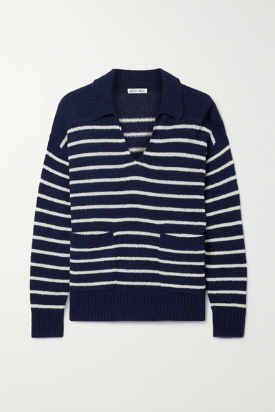 유럽직배송 알렉스밀 스웨터 ALEX MILL Alice striped cotton-blend sweater 38063312418128919
