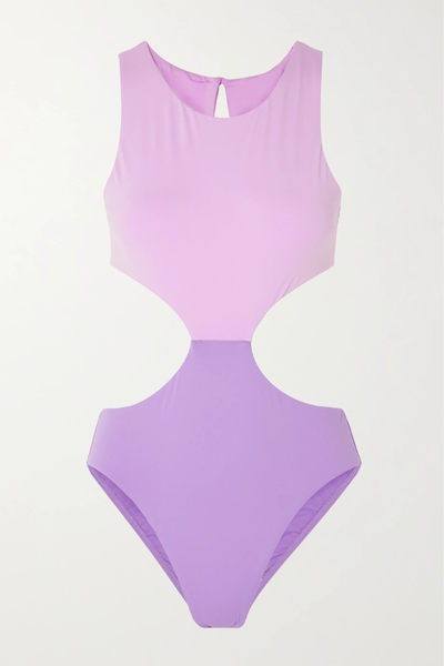 유럽직배송 본다이본 BONDI BORN Celine cutout two-tone swimsuit 38063312420568806