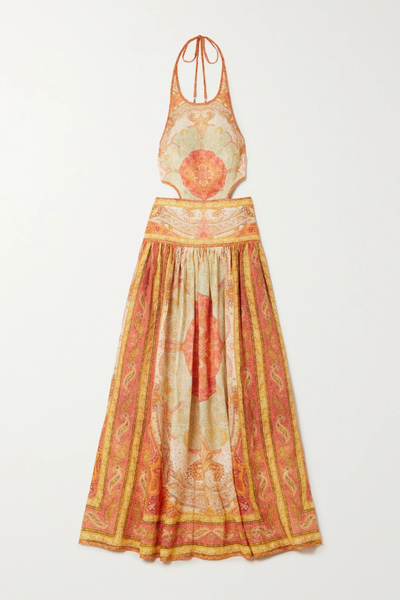 유럽직배송 짐머만 원피스 ZIMMERMANN Anneke cutout paisley-print linen maxi dress 38063312420610251