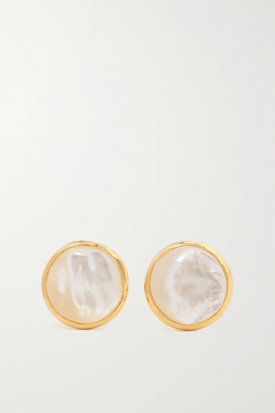 유럽직배송 피파스몰 귀걸이 PIPPA SMALL 18-karat gold shell earrings 36093695688950465